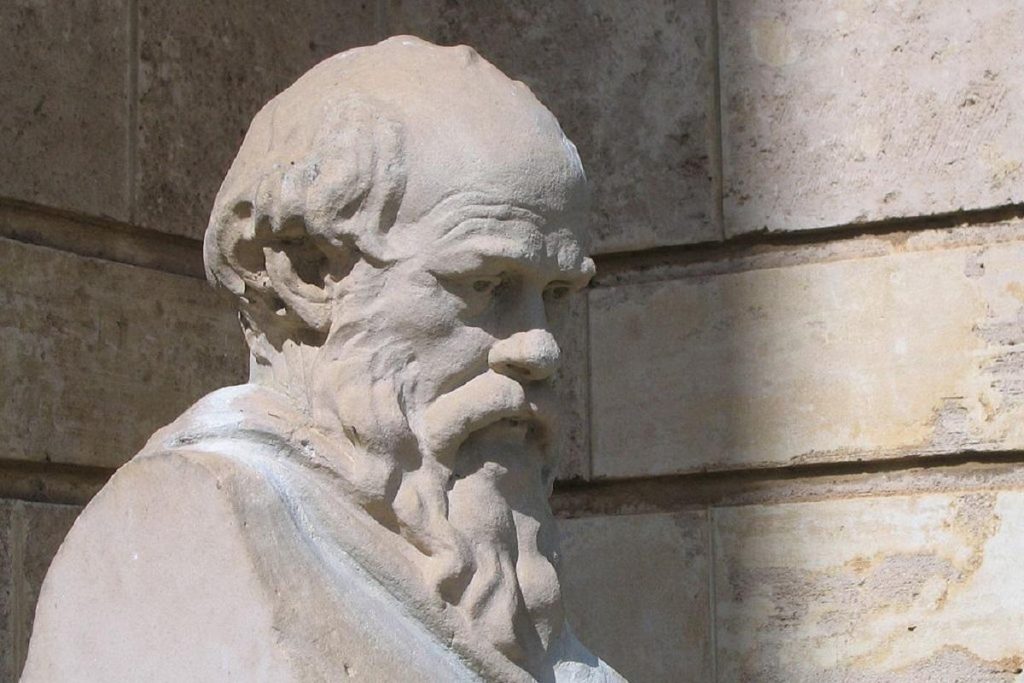 Statue of Socrates Ancient Greek Philosopher
