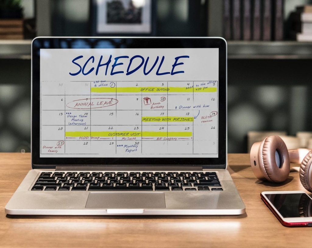 Schedule work