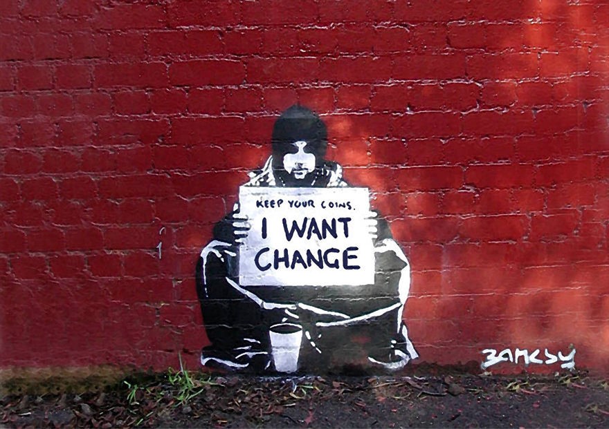 We want change