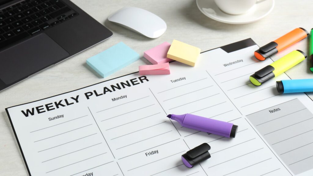 week by week schedule