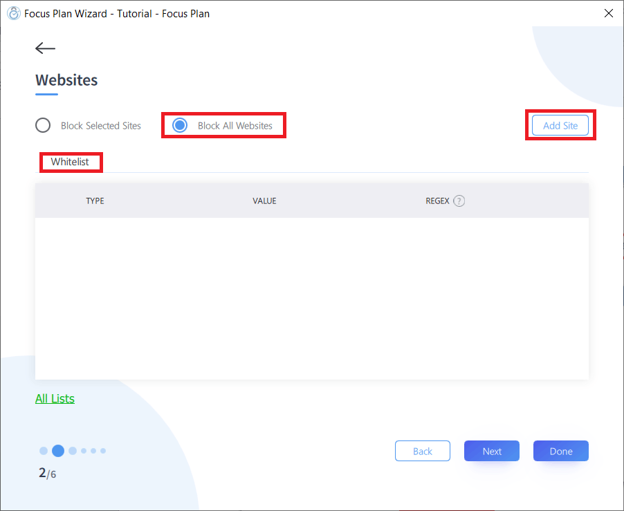 Create a FocusMe Plan That Blocks Specific URLs