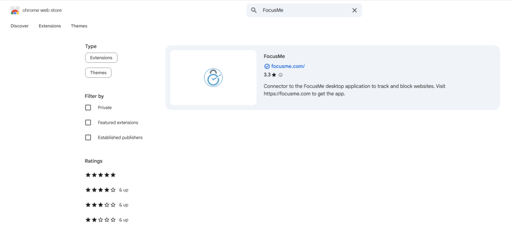 Install or Update the FocusMe Chrome Add-on