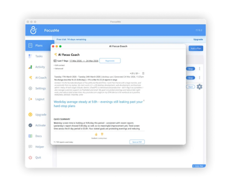 AI Productivity Coach