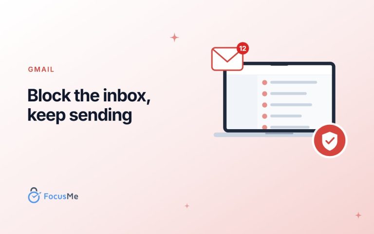 art block gmail inbox without blocking email sending